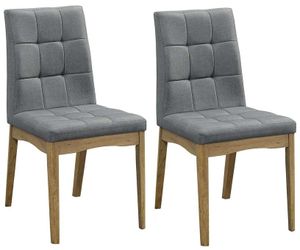 Progressive® Furniture Babalona 2-Piece Oak/Storm Dining Chair Set