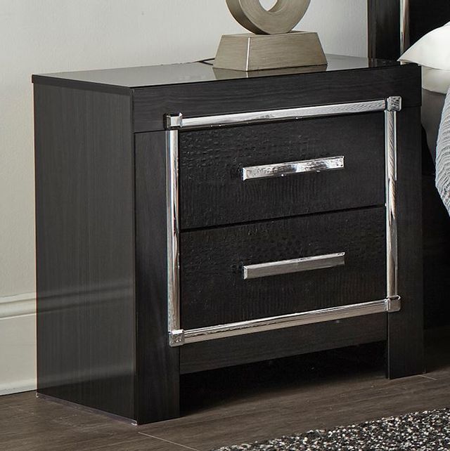 Signature Design by Ashley® Kaydell Black Nightstand 5