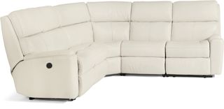 Flexsteel® Rio Power Reclining Sectional with Power Headrests