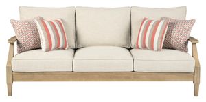 Signature Design by Ashley® Clare View Beige Sofa with Cushion