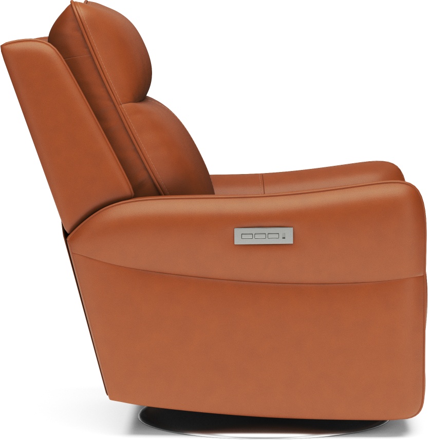 dark orange recliner