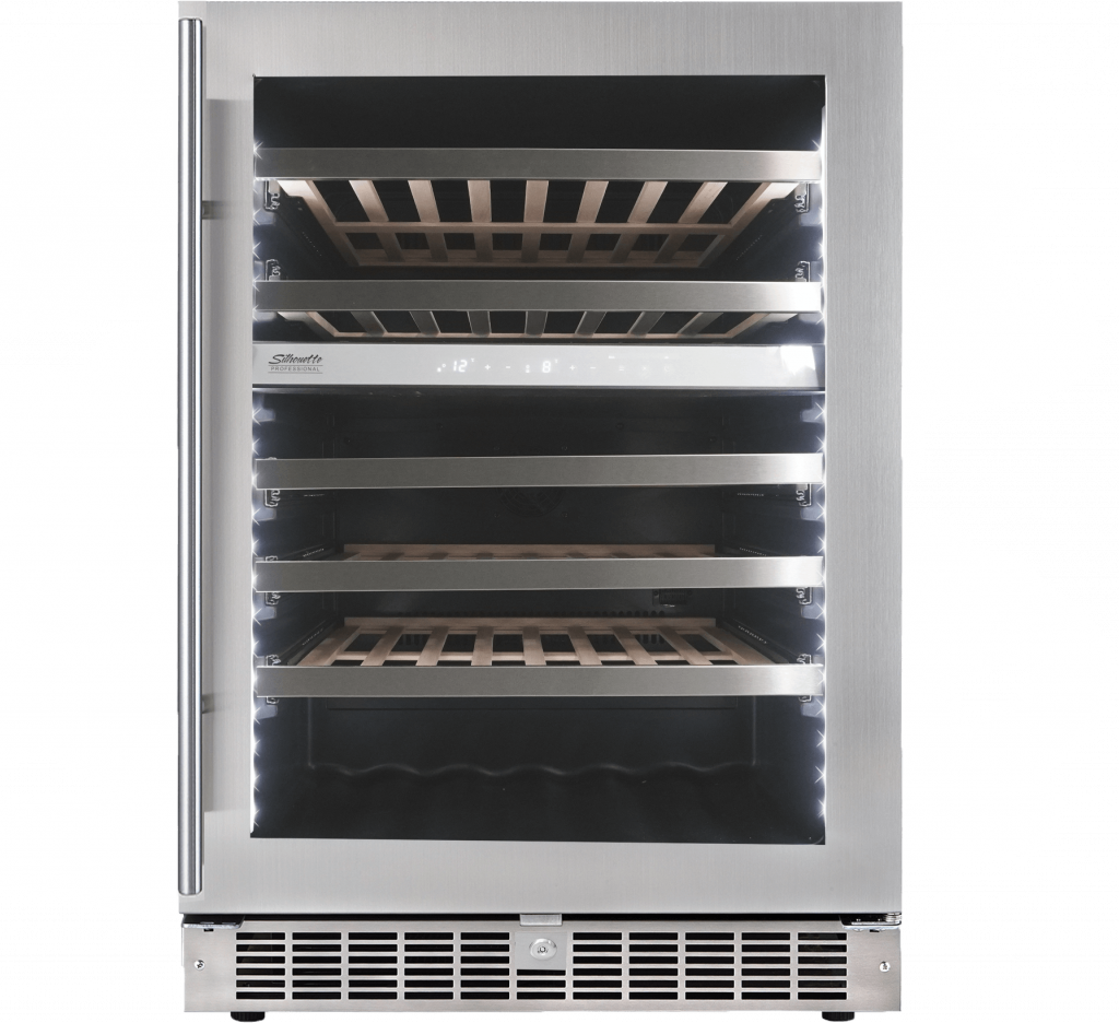 Silhouette® Professional™ Sonoma 5.3 Cu. Ft. Stainless Steel Wine Cooler