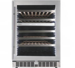 Silhouette® Sonoma 5.3 Cu. Ft. Stainless Steel Frame Under Counter Wine Cellar