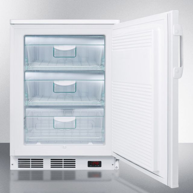 Accucold® 3.5 Cu. Ft. White Built In All-Freezer 2