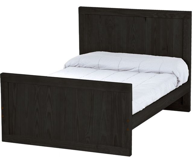 Crate Designs™ Furniture Espresso Full Extra-Long Youth Panel Bed