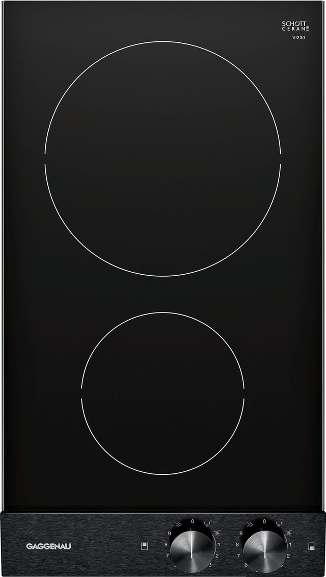 Gaggenau Vario 200 Series 12" Black Induction Cooktop