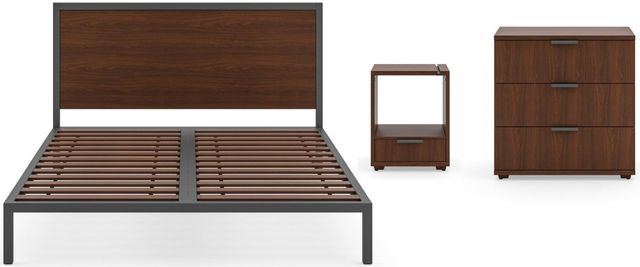 homestyles® Merge Brown Queen Bed, Nightstand and Chest-0