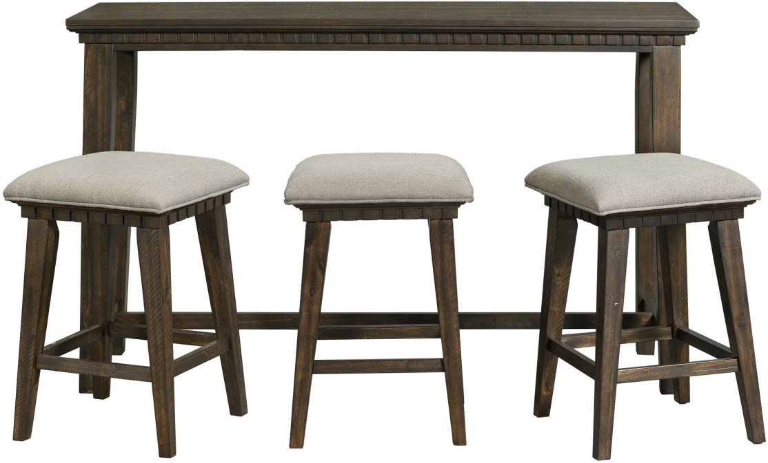 bar stool and bench set