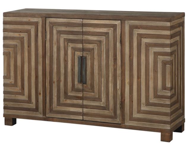 Uttermost® Layton Brown Console Cabinet-0
