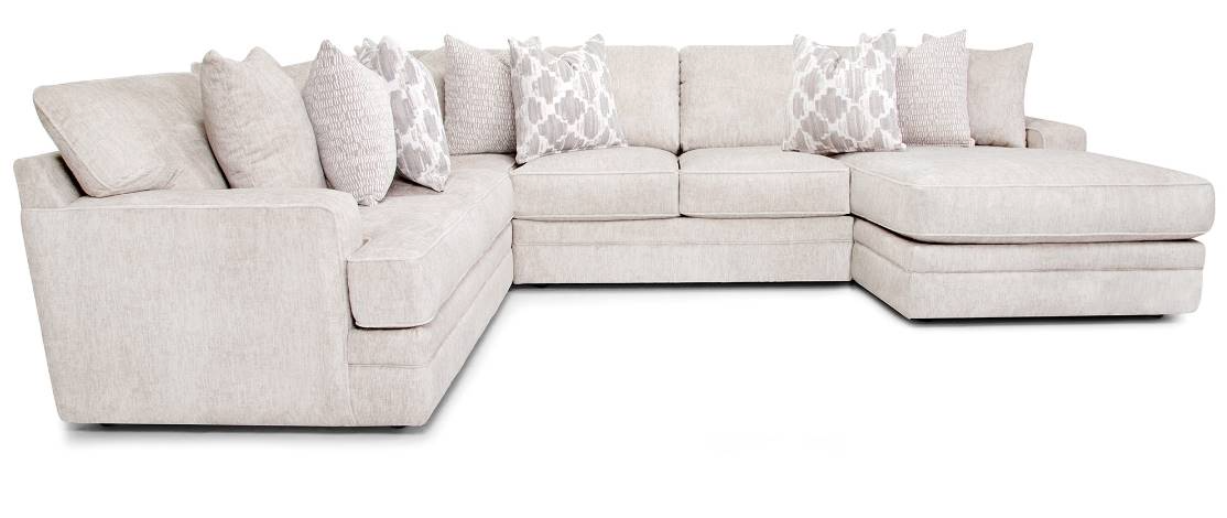 Franklin Adler 4 Piece Hybrid Cream Sectional Set Sides Furniture   Da7cfc80 1074 4768 9ea8 952a369f7934 