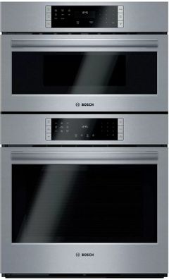 Bosch 800 Series 30" Stainless Steel Electric Built In Oven/Micro Combo-HBL87M53UC