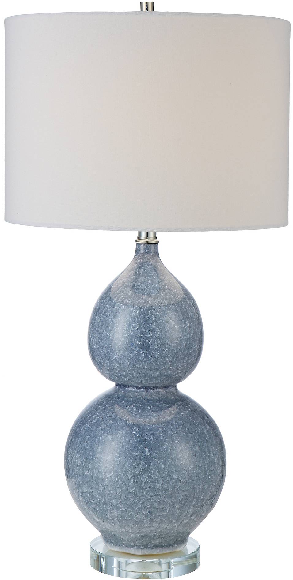 Crestview Collection Vincent Blue Table Lamp