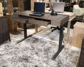Signature Design by Ashley® Zendex Dark Brown 55" Adjustable Height Desk