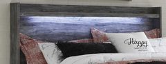 Signature Design by Ashley® Baystorm Gray Queen Panel Headboard with Sconce Lights