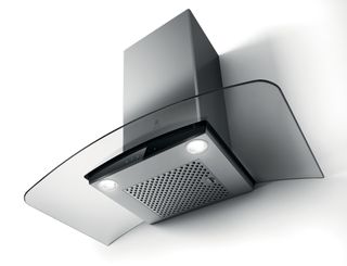 Elica Techne Series Como 36" Stainless Steel with Black Glass Wall Mounted Range Hood