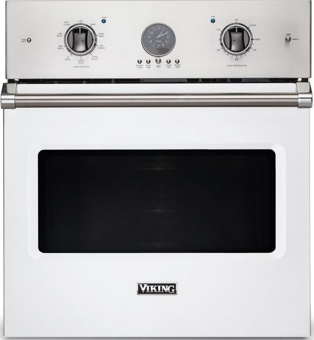 Viking® Professional 5 Series 27" White Electric Built In Single Oven-0