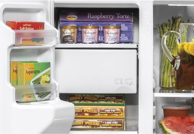 GE® 21.8 Cu. Ft. Slate Counter Depth Side-By-Side Refrigerator 4