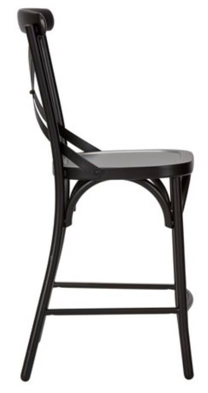 Liberty Vintage Black X Back Counter Chair - Set of 2-2