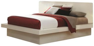 Coaster® Jessica White Queen Platform Bed