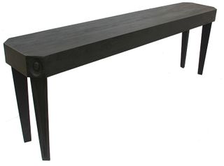 A & B Home Black Console Table