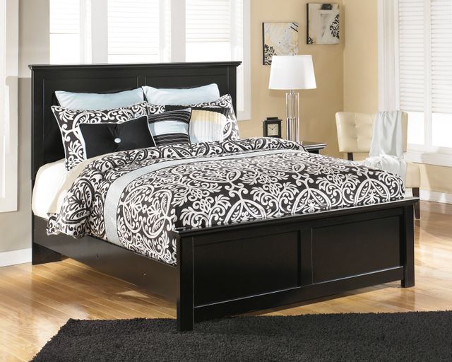 Panneau de pied de lit grand grand Maribel, noir, Signature Design by Ashley®