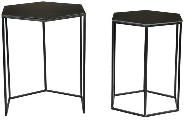 Moe's Home Collection Polygon Set of 2 Accent Tables 0