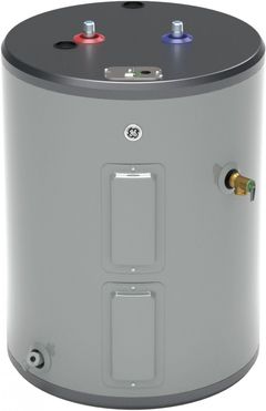 GE® 28 Gallon Gray Electric Water Heater