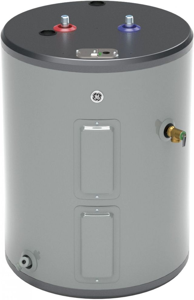 GE® 28 Gallon Gray Electric Water Heater-0