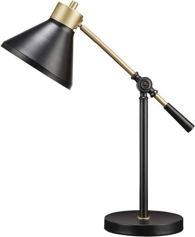 Signature Design by Ashley® Garville Black/Gold Metal Desk Lamp 0