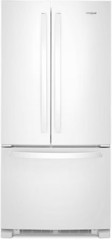 Whirlpool® 22.1 Cu. Ft. White Freestanding French Door Refrigerator