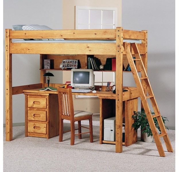 Trendwood Inc. Bunkhouse Montana Youth 3 Drawer Stand-3