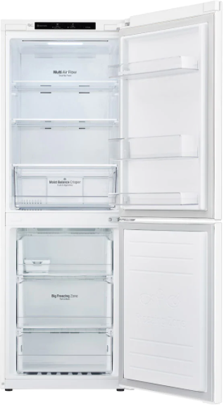 LG 10.8 Cu. Ft. Platinum Silver Bottom Freezer Refrigerator 7
