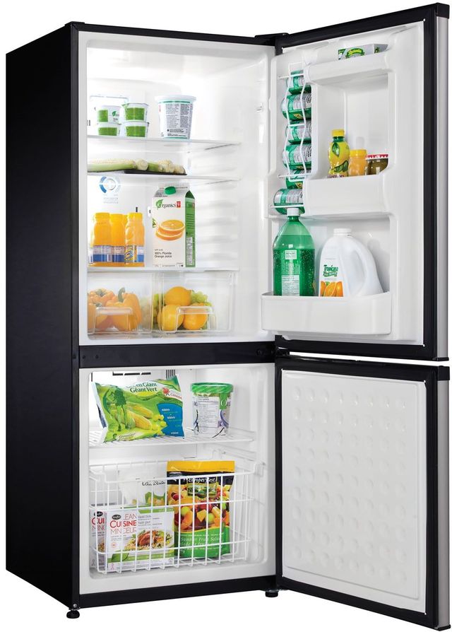 Danby® 9.2 Cu. Ft. Stainless Steel Bottom Freezer Refrigerator 1