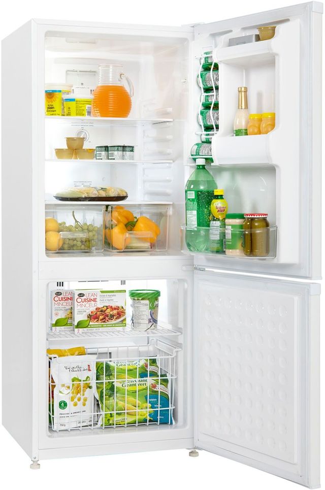 Danby® 9.2 Cu. Ft. White Bottom Freezer Refrigerator 8