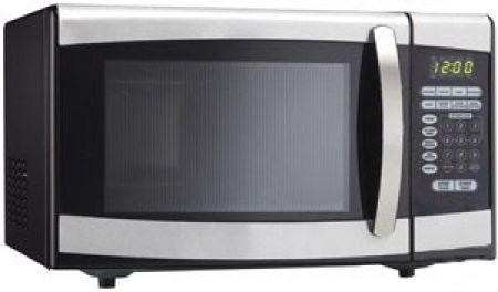 Danby® Designer Series Countertop Microwave Oven-Black with Stainless Steel