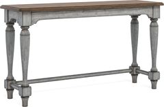 Flexsteel® Plymouth® Distressed Graywash Sofa Table