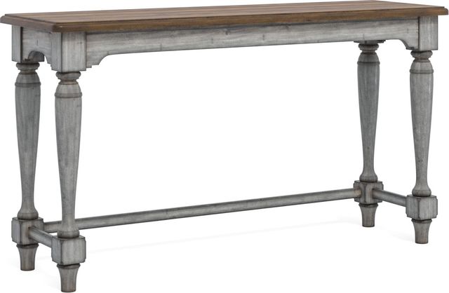 Flexsteel® Plymouth® Distressed Graywash Sofa Table 0