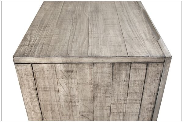 Dovetail Furniture Billman Light Grey Washed Sealed Sideboard 4