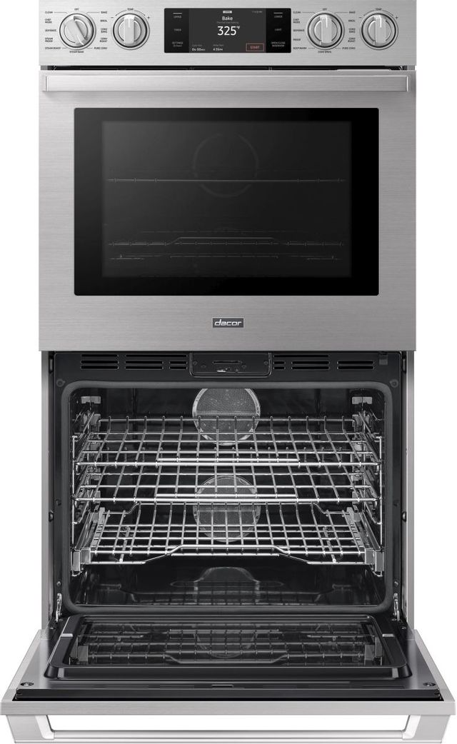 Dacor® Transitional 30" Silver Stainless Steel Double Electric Wall Oven 4
