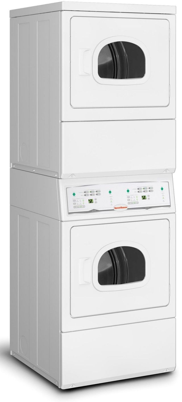 Speed Queen® Commercial 7.0 Cu. Ft. White Front Load Electric Single Dryer, Big Sandy Superstore