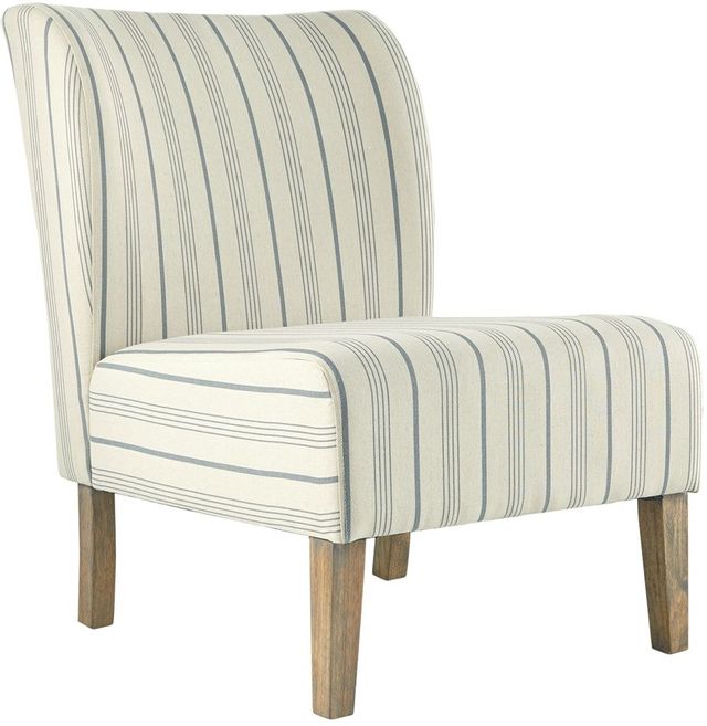 Signature Design by Ashley® Triptis Cream/Blue Accent Chair