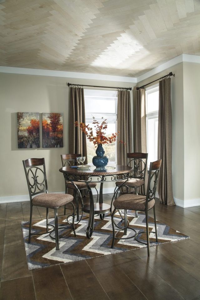 Signature Design by Ashley® Glambrey Brown Counter Height Dining Table 2