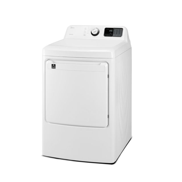 Midea® 7.5 Cu. Ft. White Front Load Electric Dryer 1
