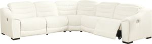 Signature Design by Ashley® Next-Gen Gaucho 5-Piece Chalk Power Reclining Sectional with  Armless Chairs