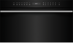 Wolf® M Series 30" Black Contemporary Electric Speed Oven