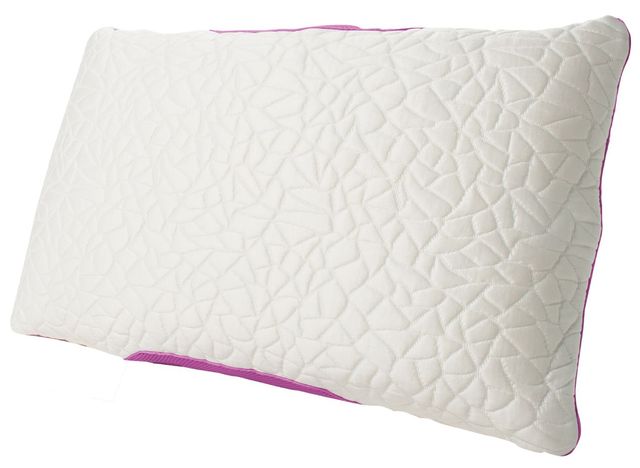 Protect-A-Bed® Therm-A-Sleep® White Snow Memory Foam Queen Pillow-1