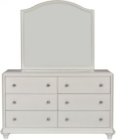 Liberty Furniture Stardust Iridescent White Dresser & Mirror