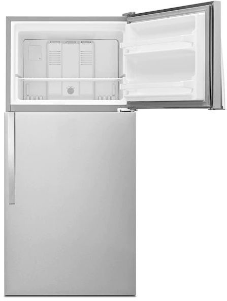 Whirlpool® 30 in. 18.2 Cu. Ft. Monochromatic Stainless Steel Top Freezer Refrigerator-3