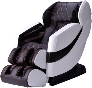 Cozzia CZ Espresso And Clear White Massage Chair