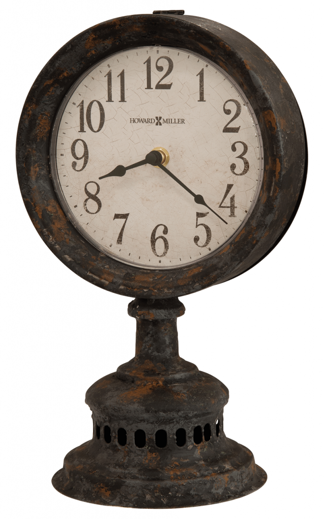Howard Miller® Ardie Antique Black/Gray/Rusty Brown Mantel Clock